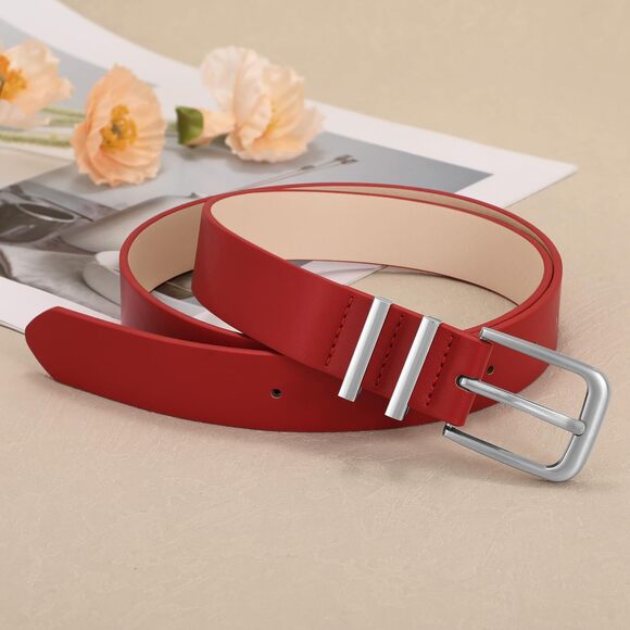 Women Casual Leather Belt For Jeans Pants, Fashion Ladies Waist Dress Belt💞 - Picture 4 of 6